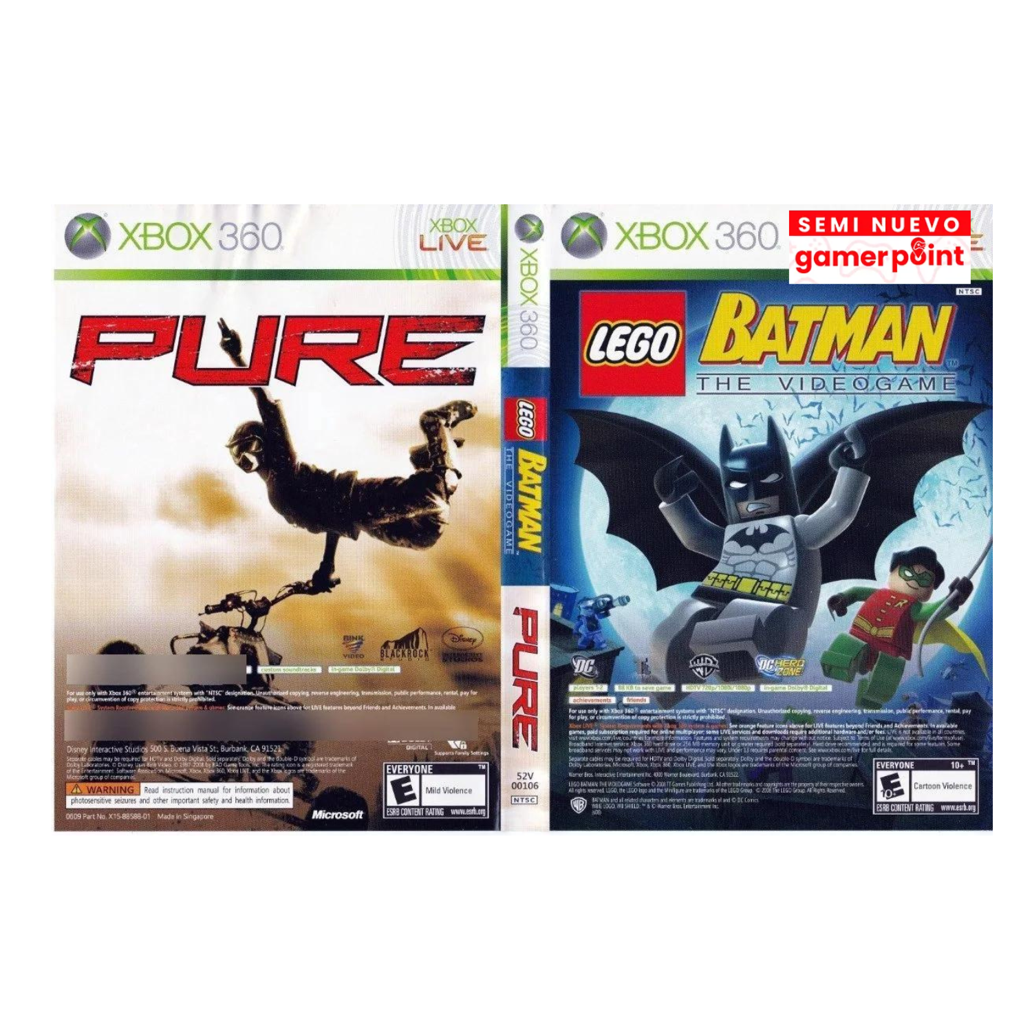Lego Batman / Pure Xbox 360 Usado