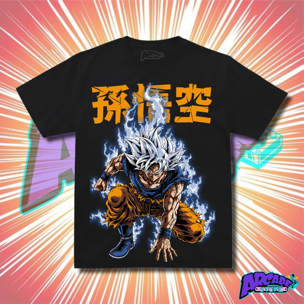 Playera - Arcade - Dragon Ball Z 12 - Goku Ultra Instinto