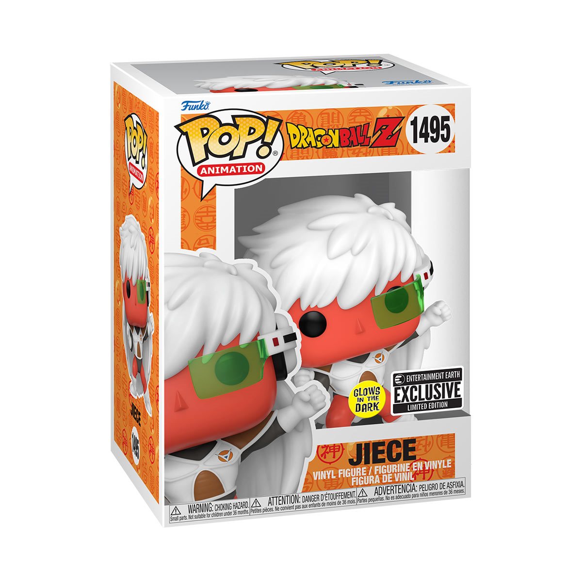 Funko Jiece Glows In The Dark, Entertaimente Earth Exclusive 1495 (Dragon Ball Z)
