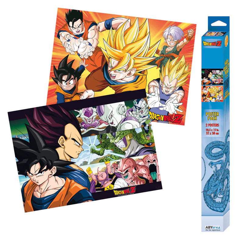 Abystyle Dragon Ball Z - Heroes Boxed Poster Set (20.5"X15")