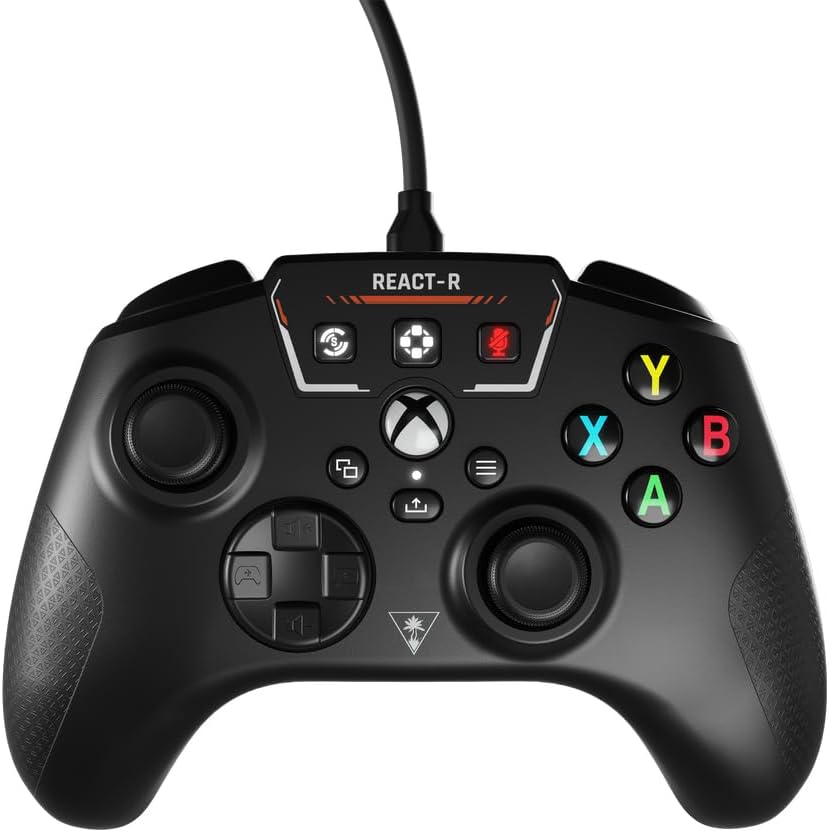 Control Alámbrico - Turtle Beach -  REACT-R Negro - Xbox