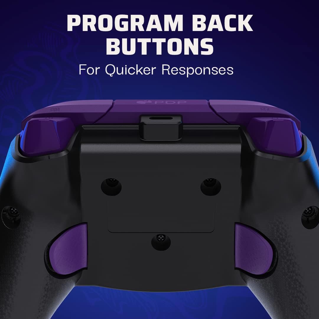 Control Alámbrico - PDP - Rematch Purple Fade - Xbox