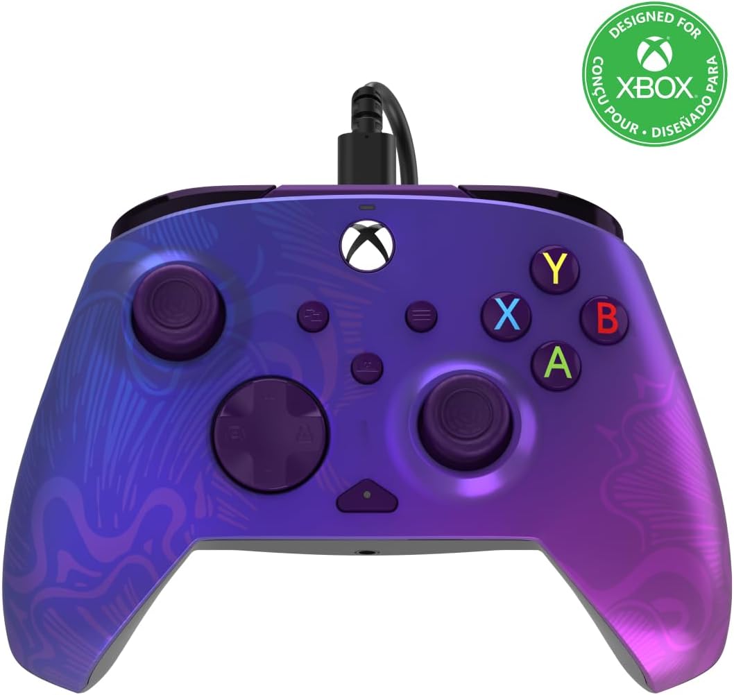 Control Alámbrico - PDP - Rematch Purple Fade - Xbox