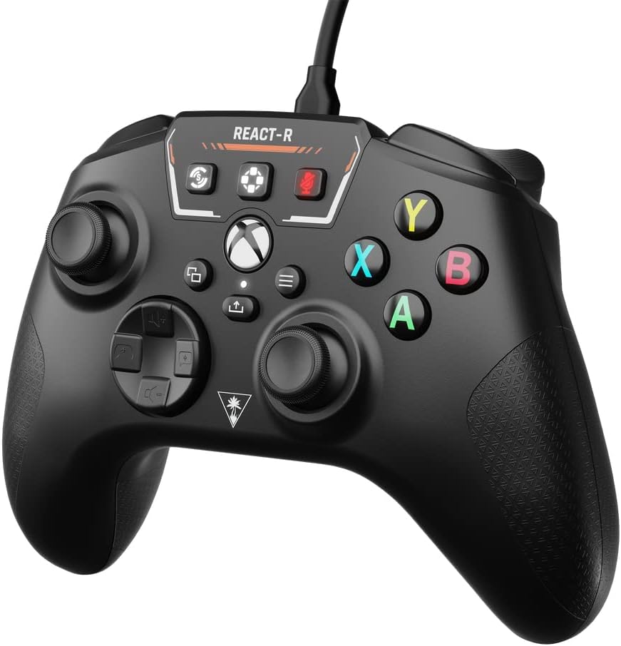 Control Alámbrico - Turtle Beach -  REACT-R Negro - Xbox