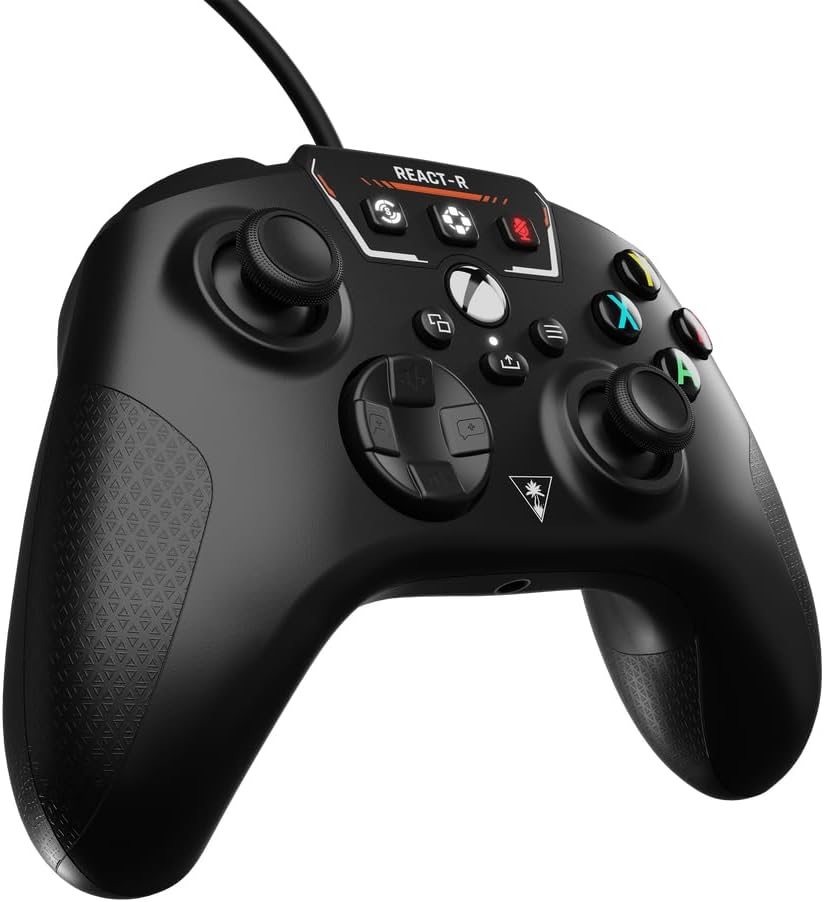 Control Alámbrico - Turtle Beach -  REACT-R Negro - Xbox