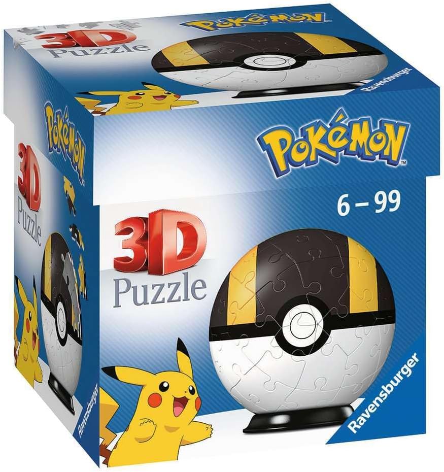 Rompecabezas 3D - 54 Piezas Pokémon Hyperball Negra