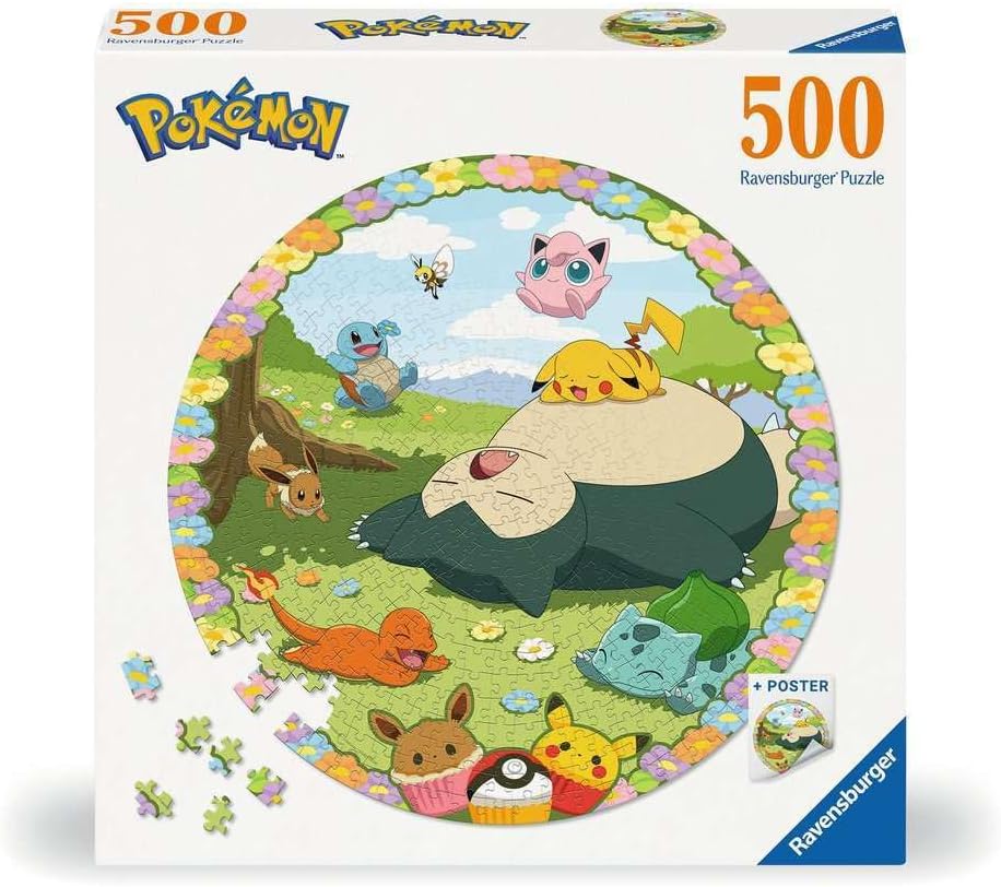 Rompecabezas 500 Piezas - Pokémon Round- Ravenburger