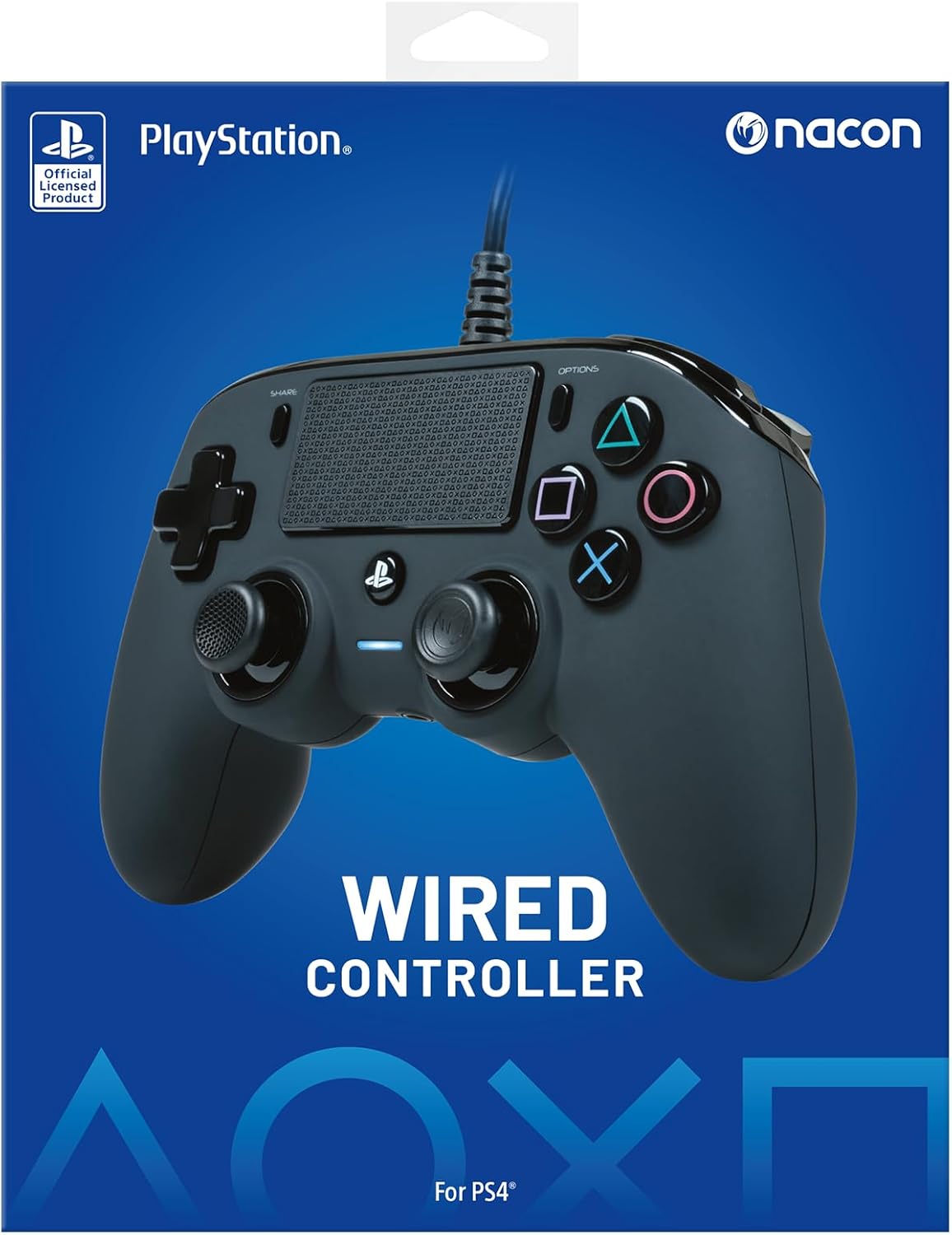 Control Alámbrico - Black - Nacon - PS4