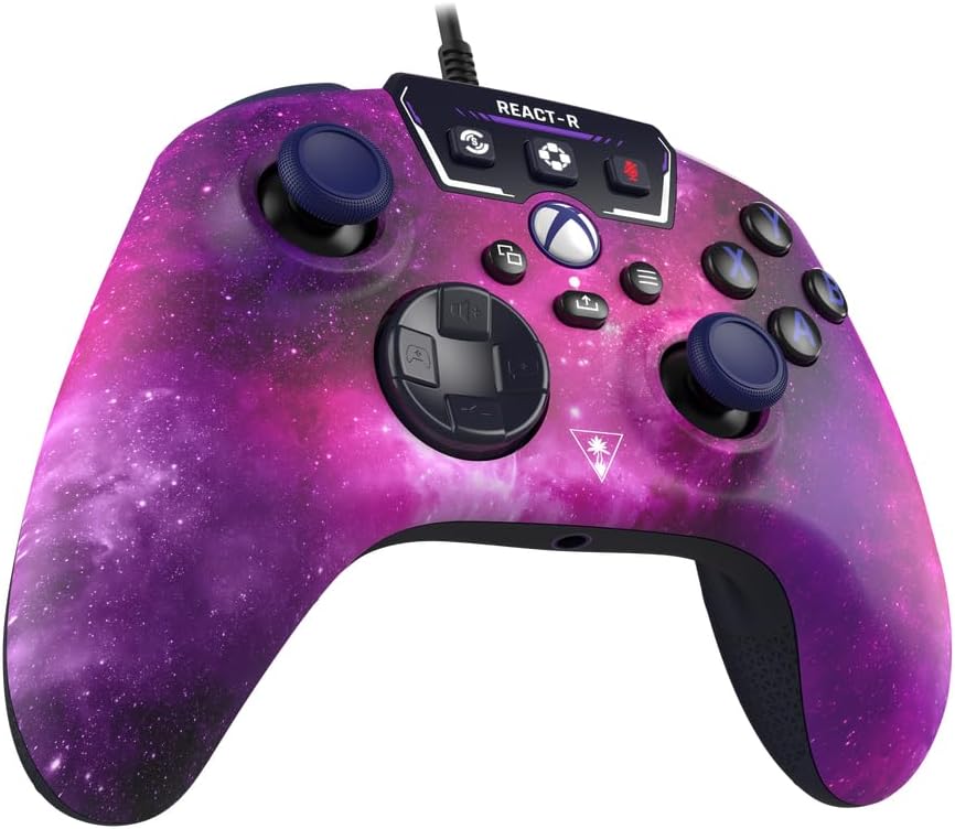 Control Alámbrico - Turtle Beach -  REACT-R Nebula - Xbox