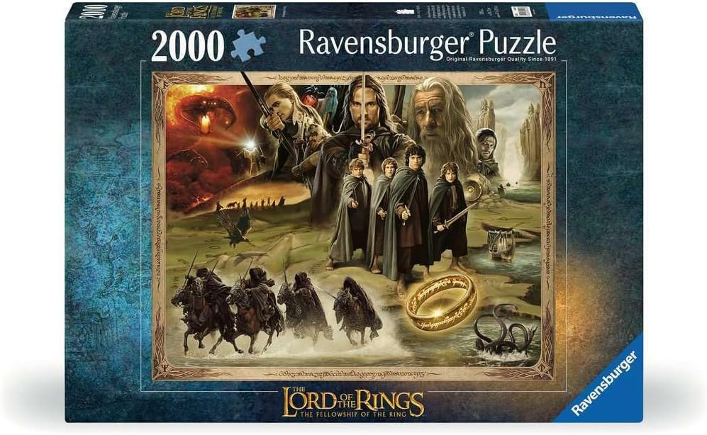 Rompecabezas 2000 Piezas - El Señor De Los Anillos: La Comunidad Del Anillo- Ravenburger