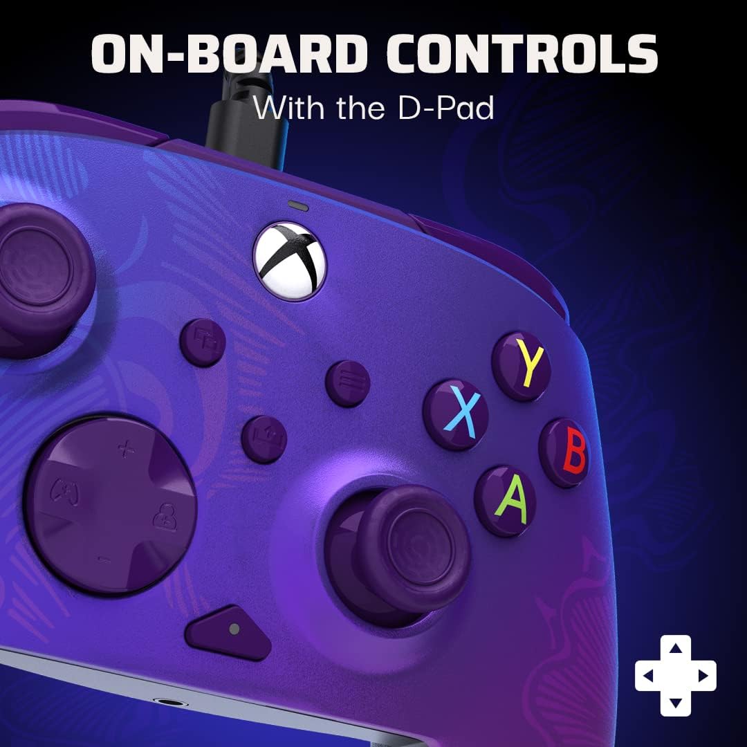 Control Alámbrico - PDP - Rematch Purple Fade - Xbox