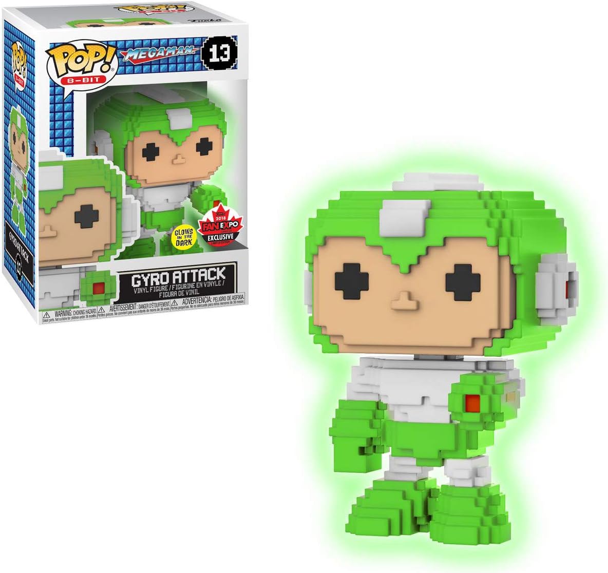 Funko Gyro Attack Glows in the Dark 2018 Canadian Convention Exclusive 13 (Megaman)