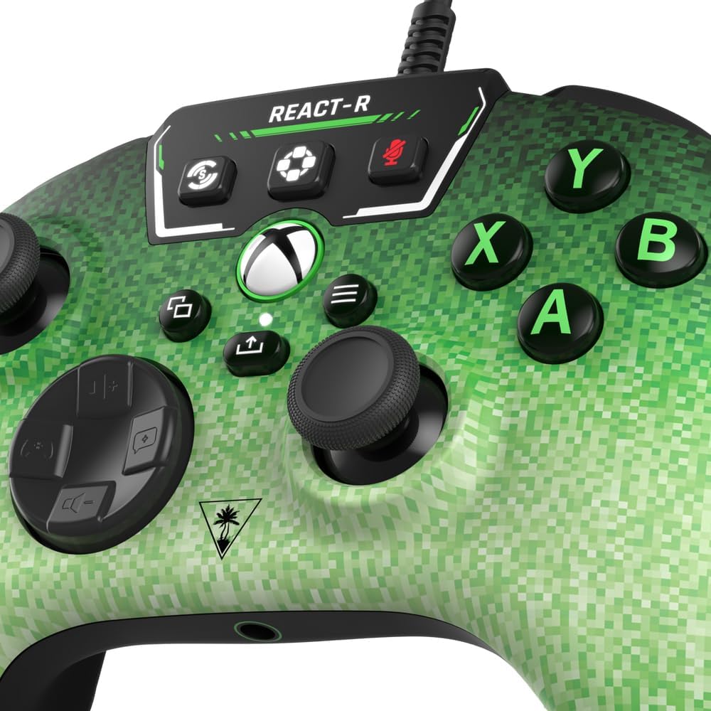 Control Alámbrico - Turtle Beach -  REACT-R Verde - Xbox