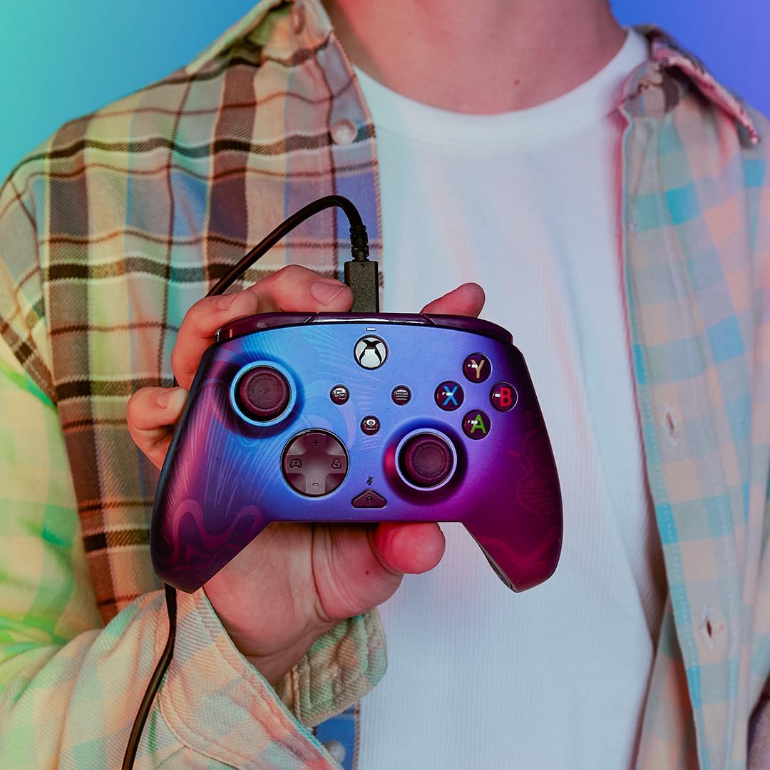 Control Alámbrico - PDP - Rematch Purple Fade - Xbox