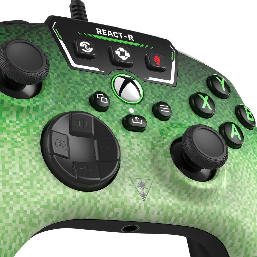 Control Alámbrico - Turtle Beach -  REACT-R Verde - Xbox