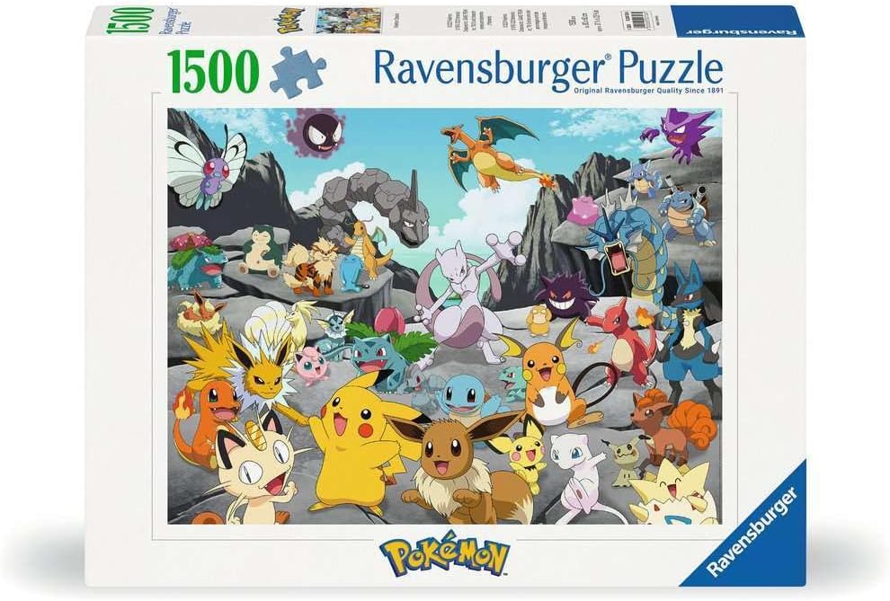 Rompecabezas 1500 Piezas - Pokémon Classics - Ravenburger