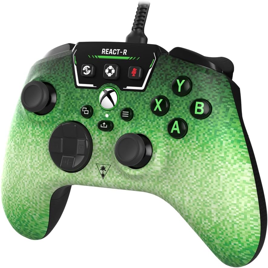 Control Alámbrico - Turtle Beach -  REACT-R Verde - Xbox