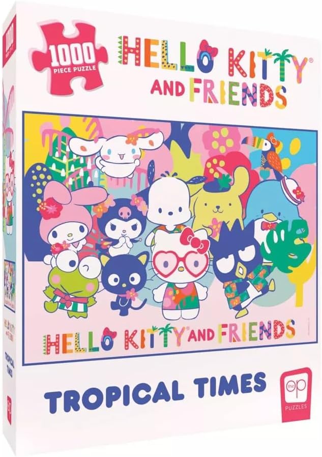 Rompecabezas - 1000 Piezas - Hello Kitty And Friends: Tropical Times-  USAopoly