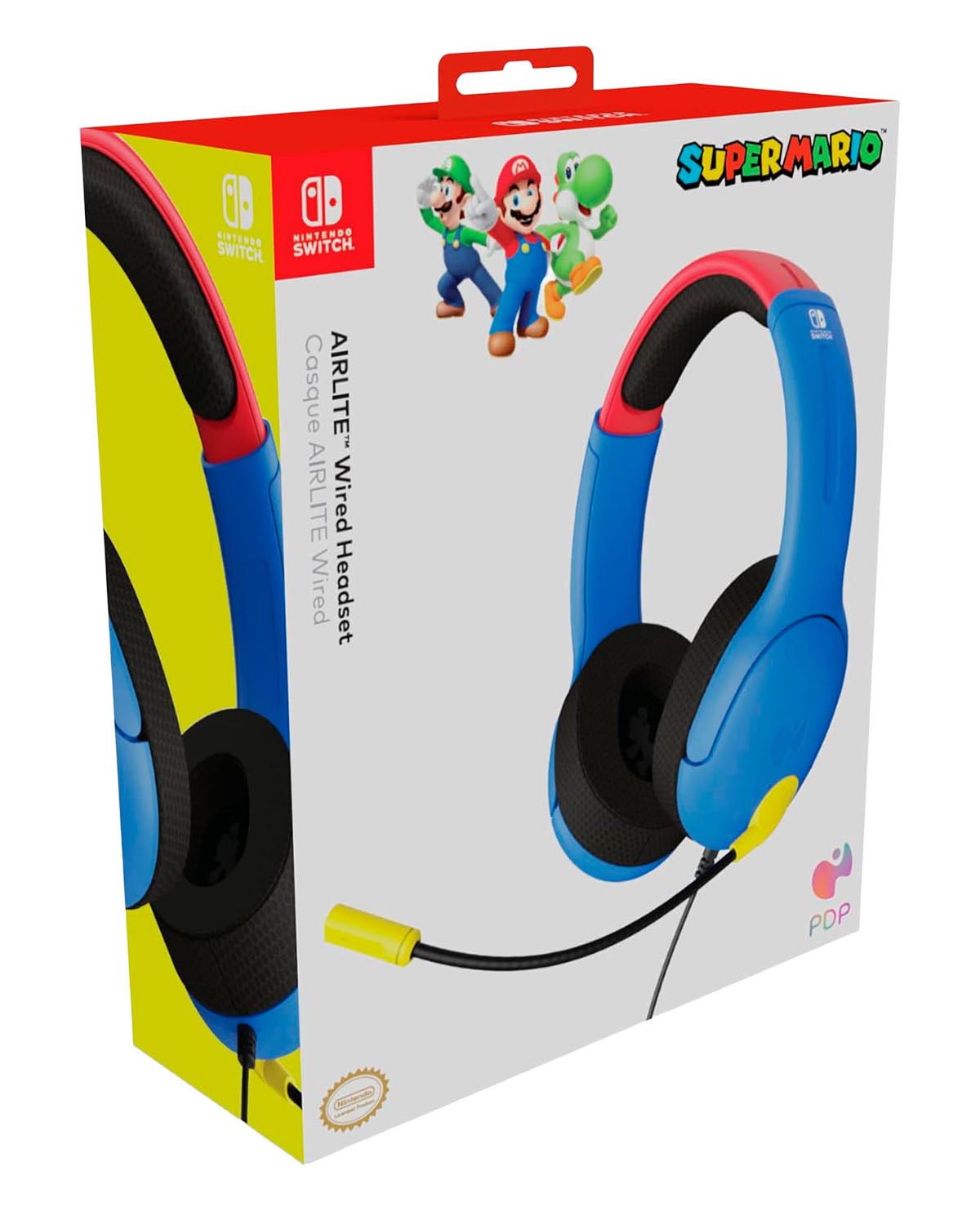 Headset Alámbrico - Súper Mario Bros - PDP - Nintendo Switch