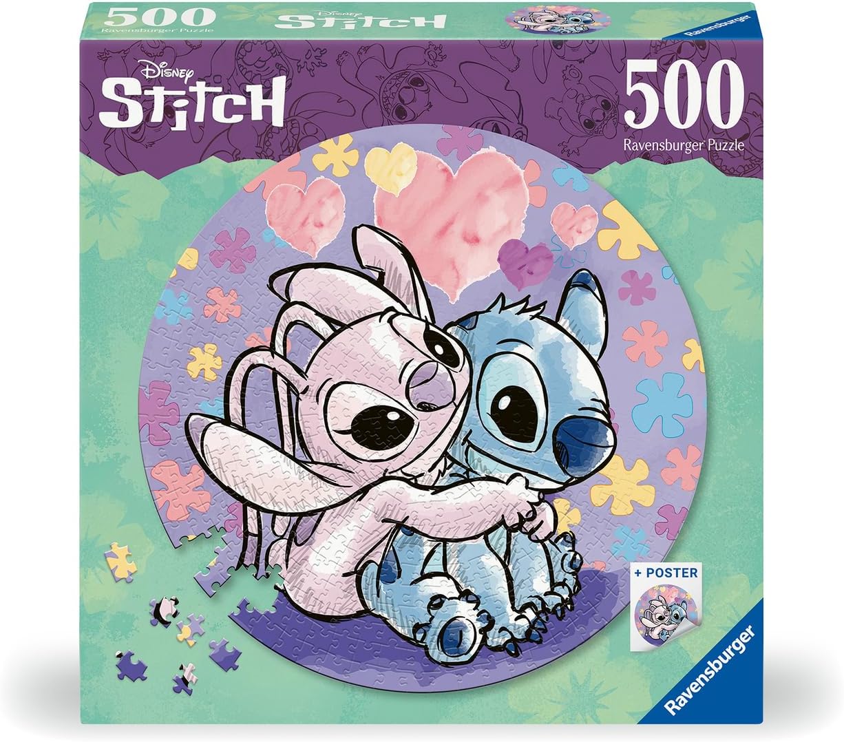 Rompecabezas 500 Piezas - Stitch Circle- Ravenburger
