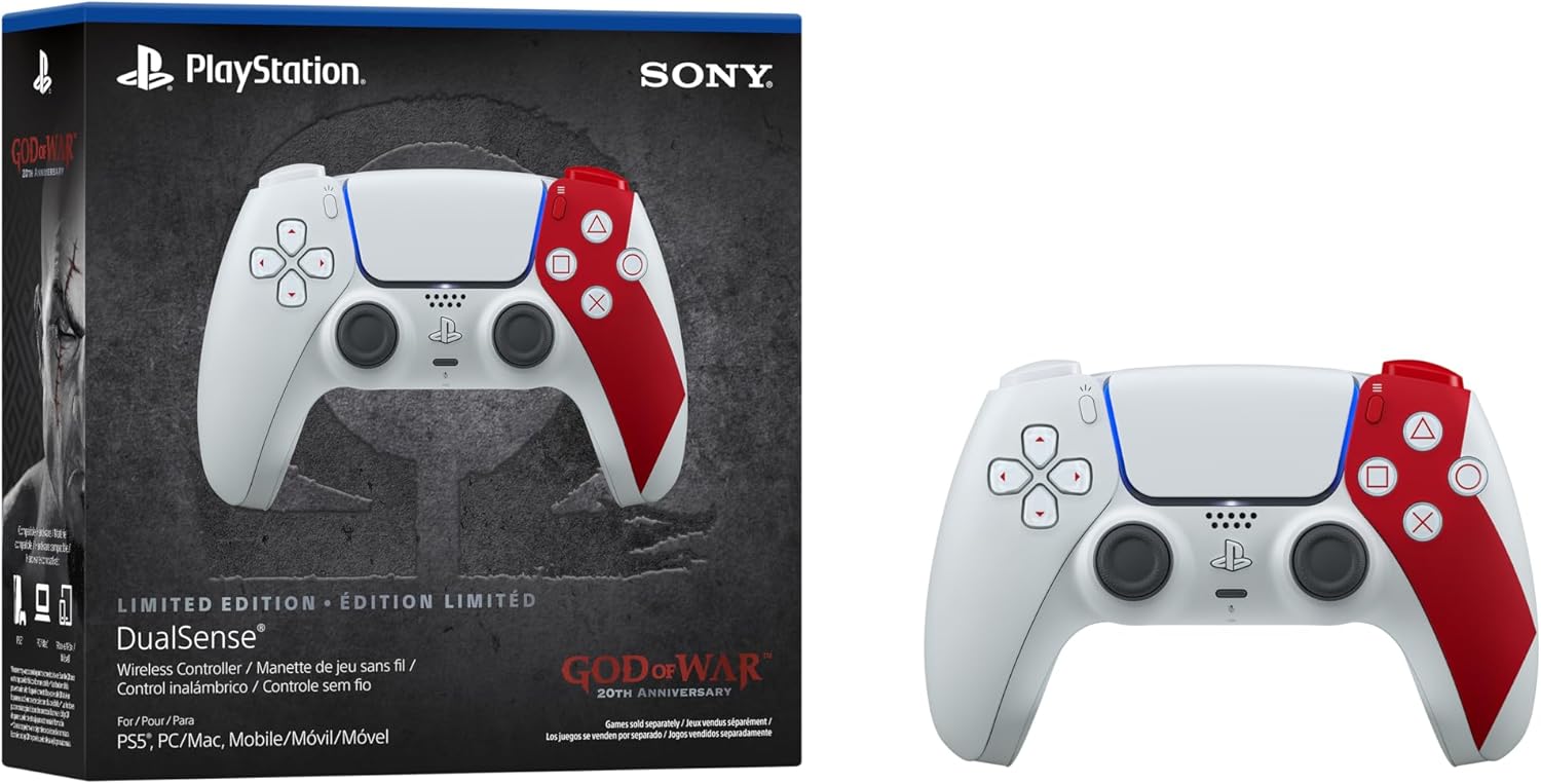 Control Dualsense Edición Especial God Of War 20 Aniversario PS5
