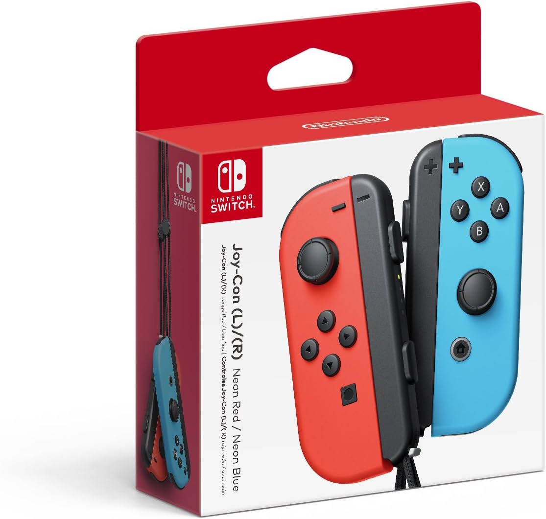Joycon Neon Red/Blue Nintendo Switch Usado (Original)