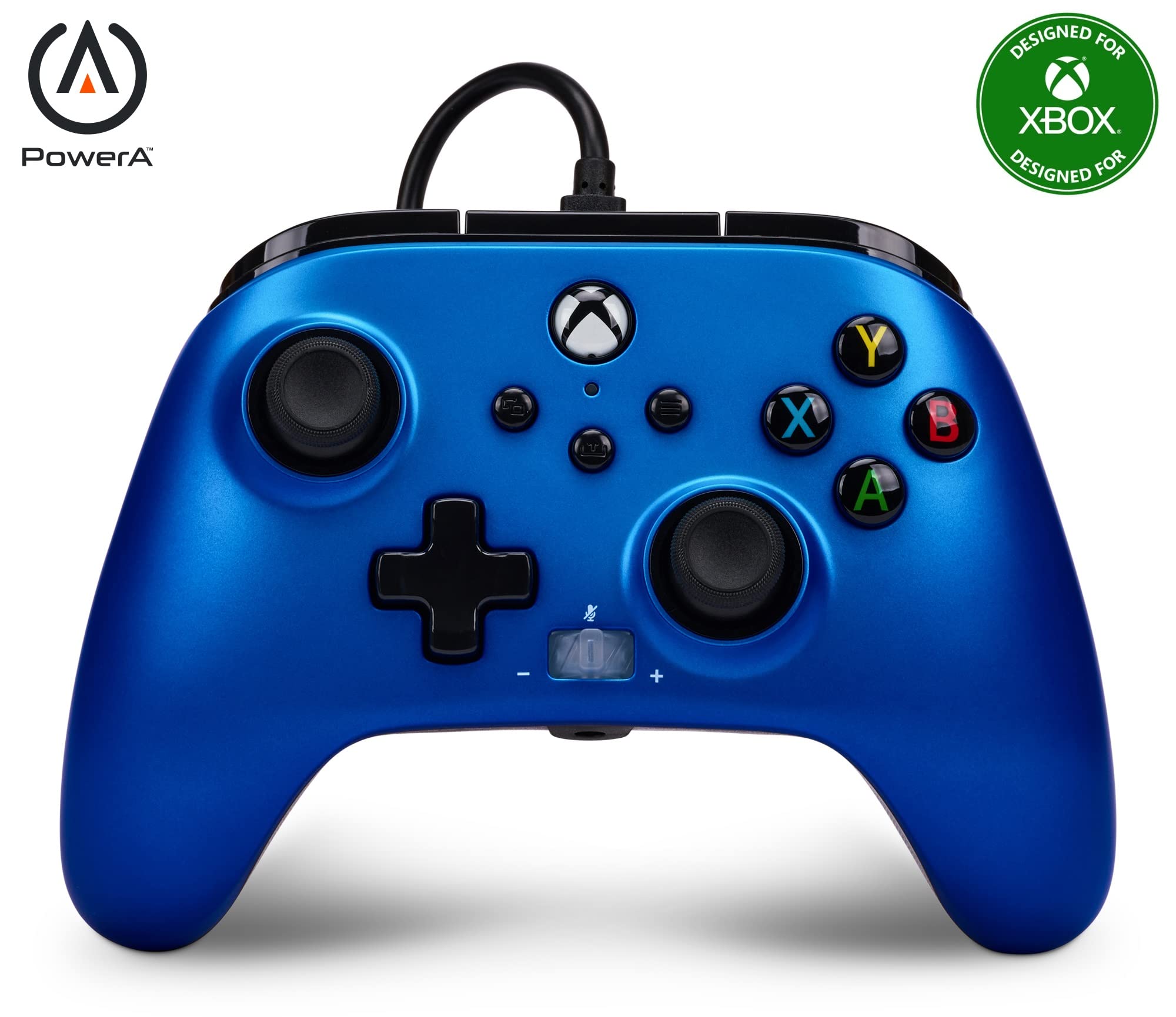 Control Alámbrico Azul Cielo (Power A) Xbox One