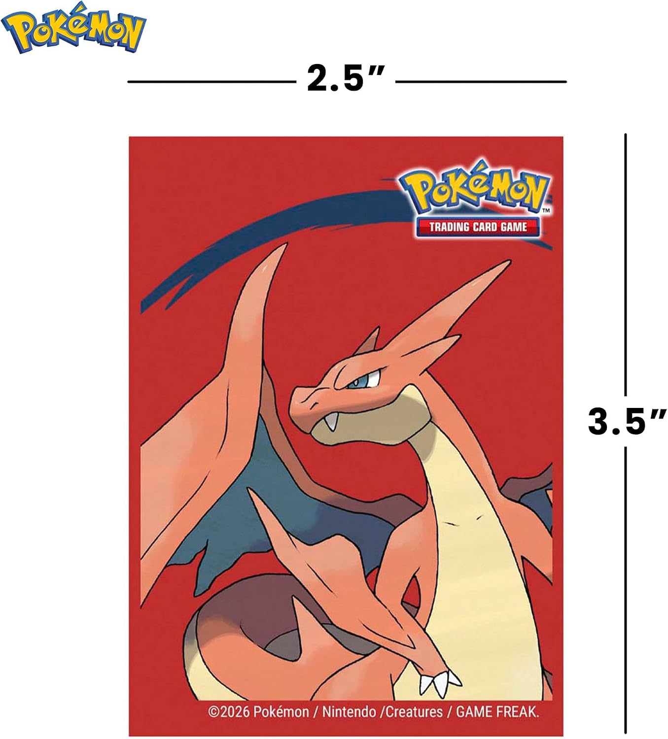 Ultra Pro: Mega Charizard Y 65ct Deck Protector Sleeves For Pokémon