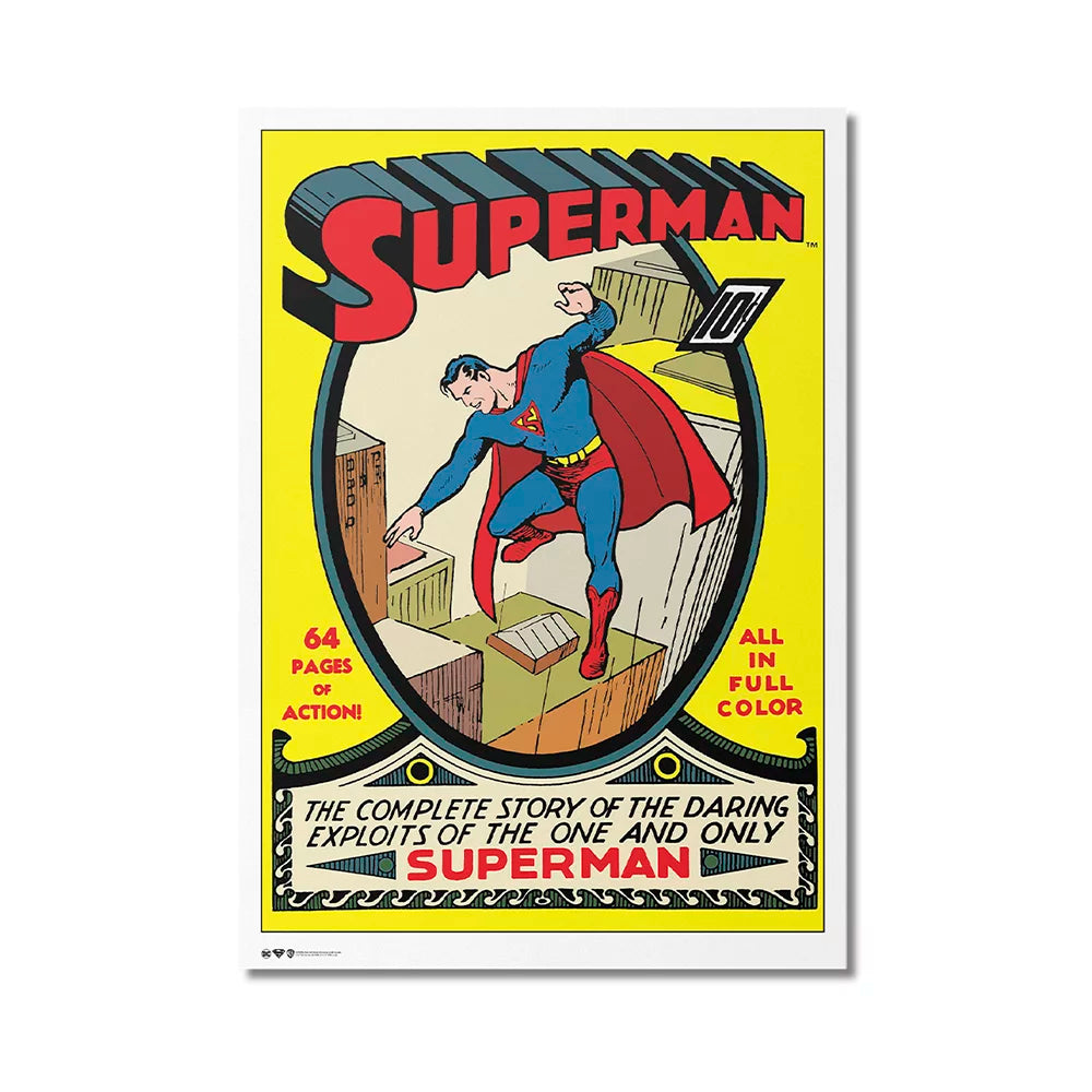 Poster Exclusivo (Piezas Limitadas) Portada De Super Man Nº 1