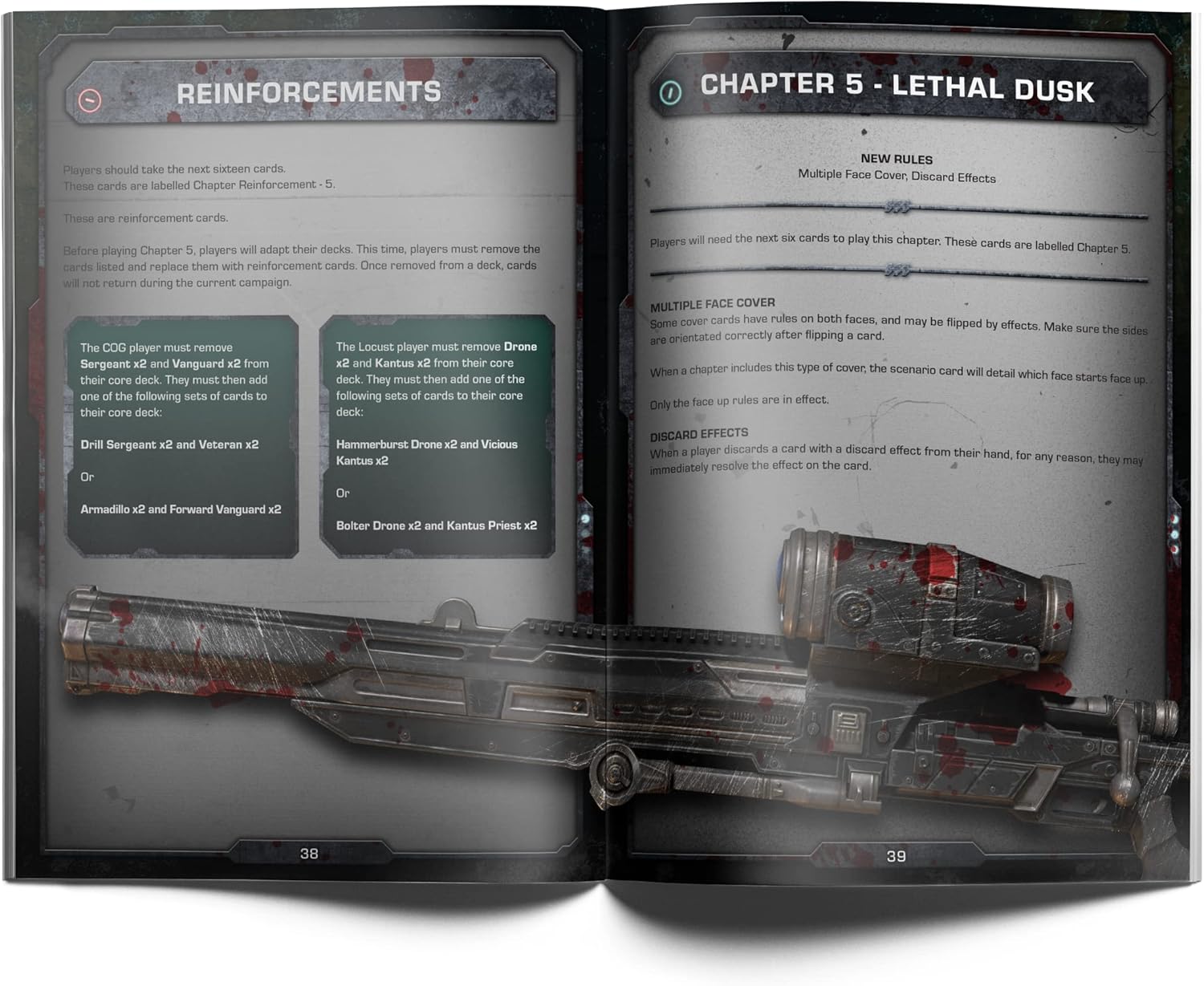 Juego De Cartas - Gears Of War: The Card Game - Español