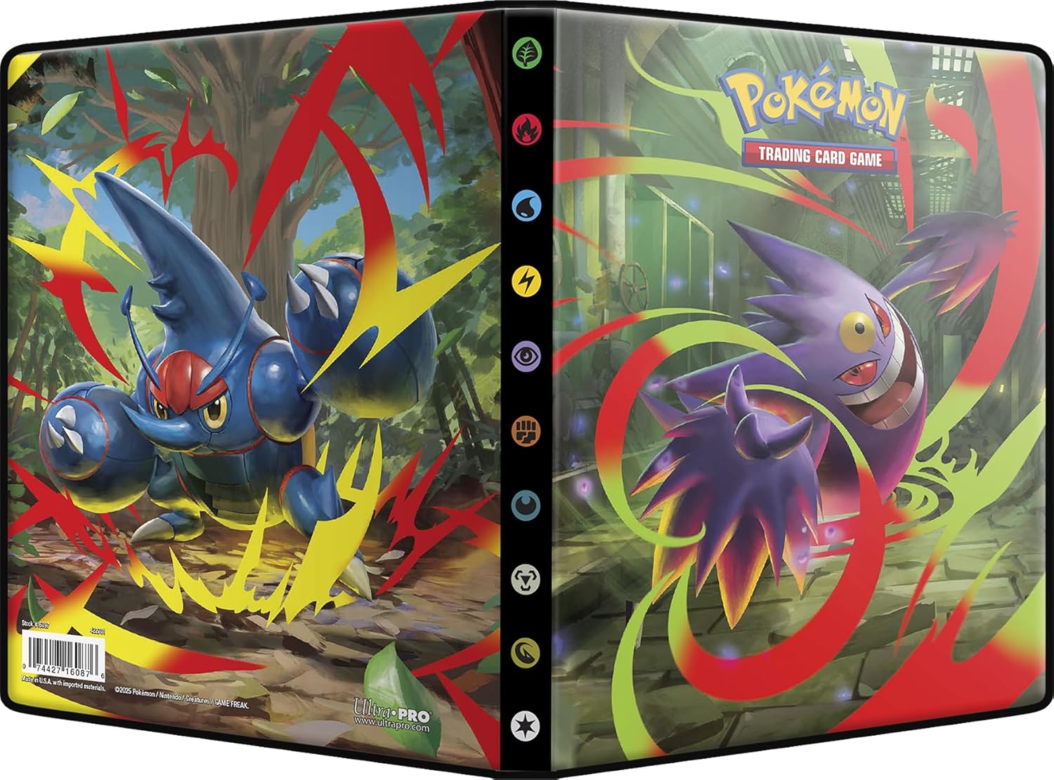Ultra Pro - Mega Evolution - Phantasmal Flames 4 Pocket Portafolio For Pokémon TCG