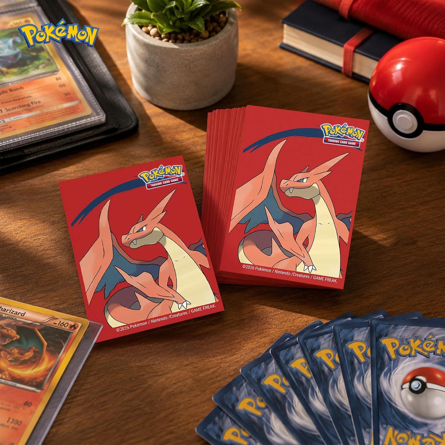Ultra Pro: Mega Charizard Y 65ct Deck Protector Sleeves For Pokémon