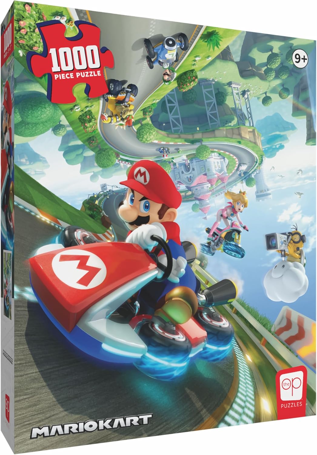 Rompecabezas - 1000 Piezas - Super Mario Bros - Mario Kart Anti-Gravity - USAopoly