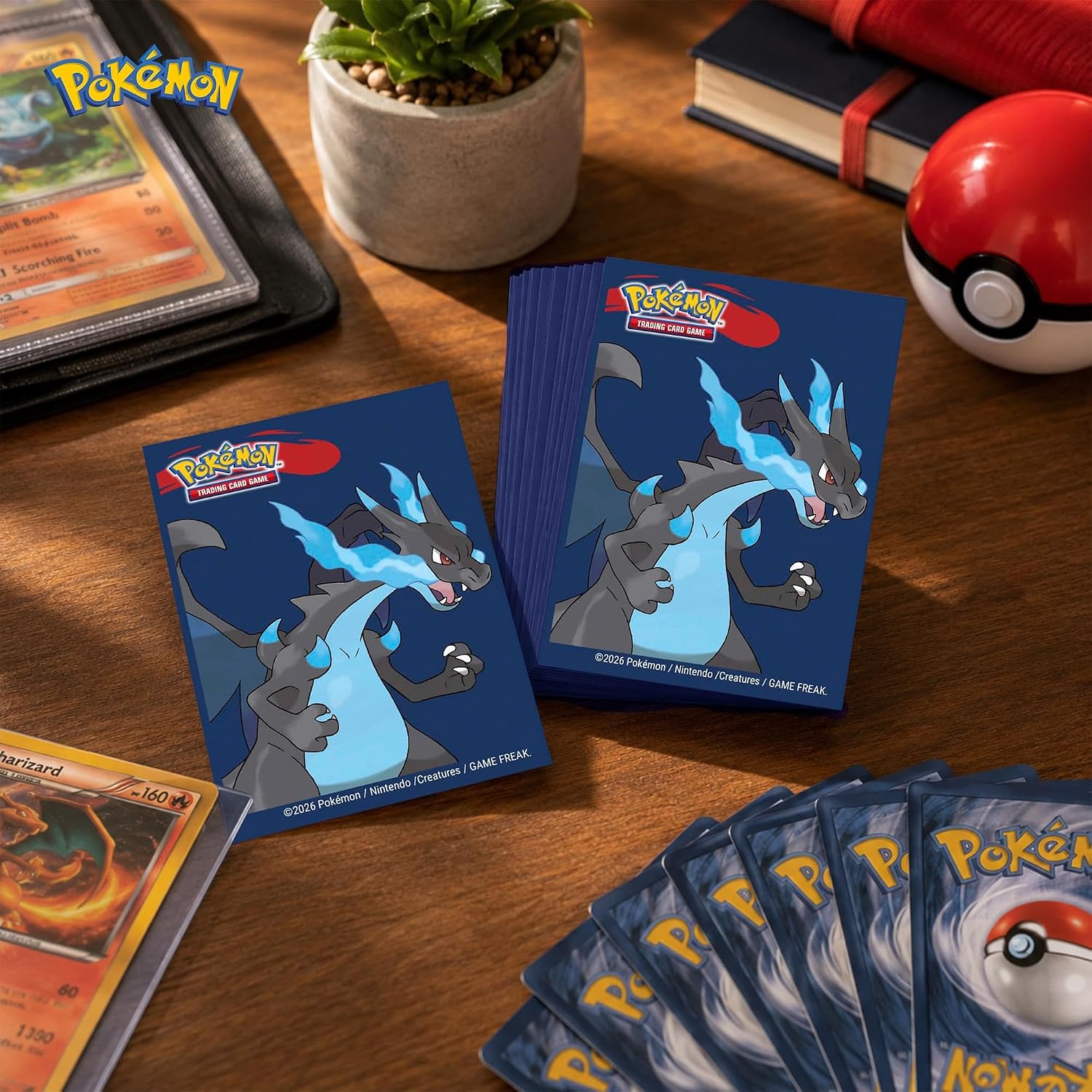Ultra Pro - Mega Charizard X 65ct Deck Protector Sleeves For Pokémon