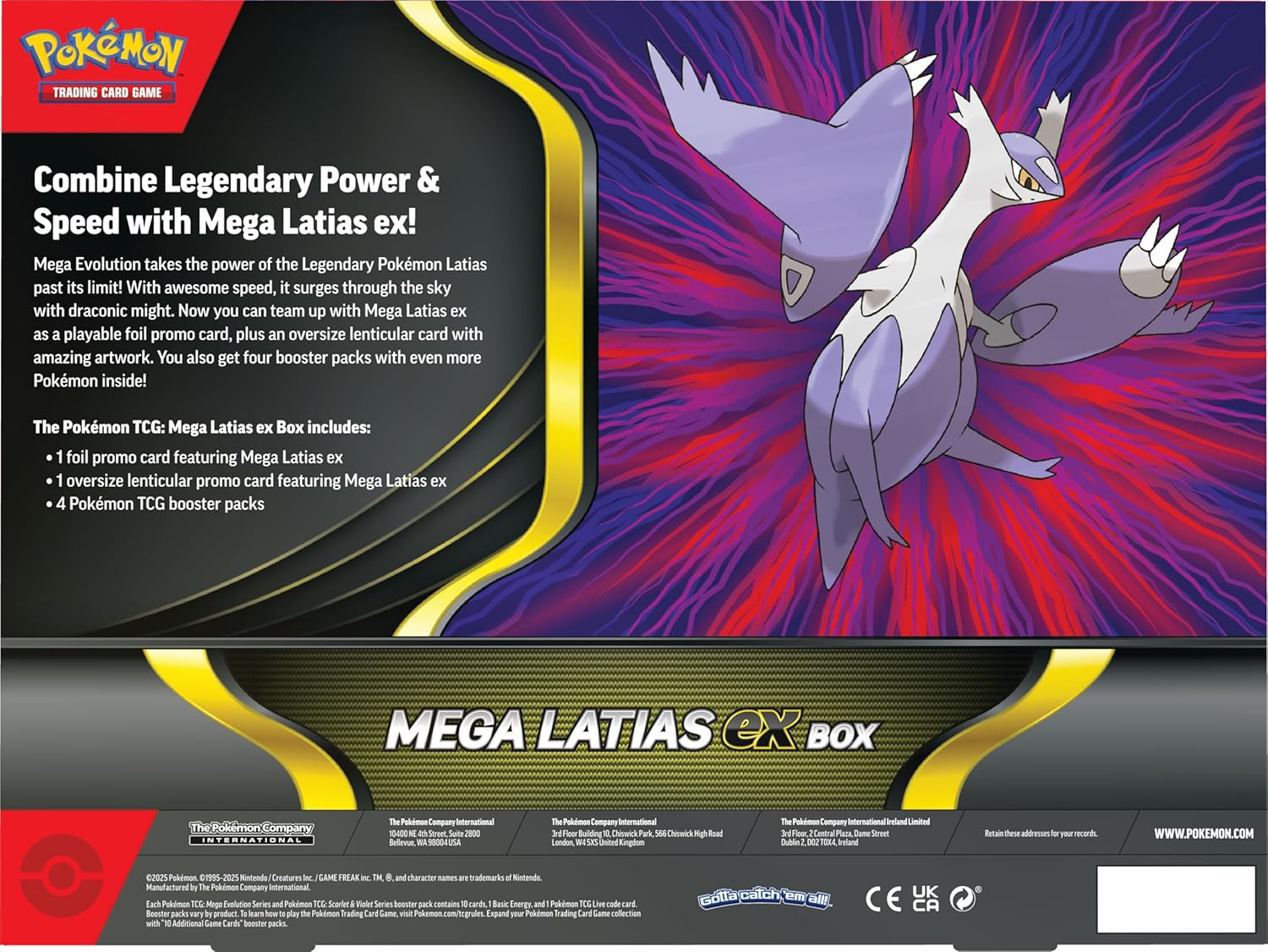 Pokémon TCG Mega Latias Ex Box - Español