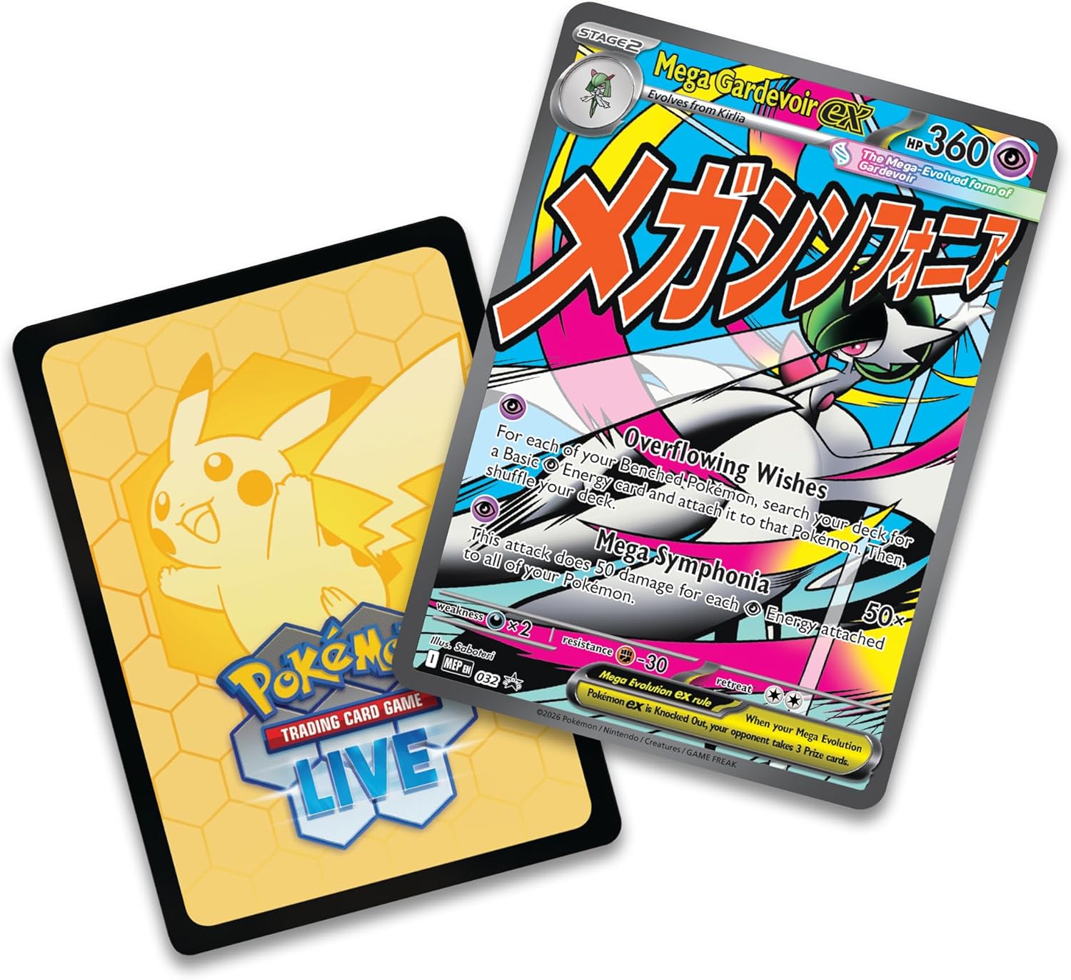Pokémon TCG: Mega Evolution ME02.5 -  Ascended Heroes Premium Poster Collection - Mega Gardevoir (Inglés)