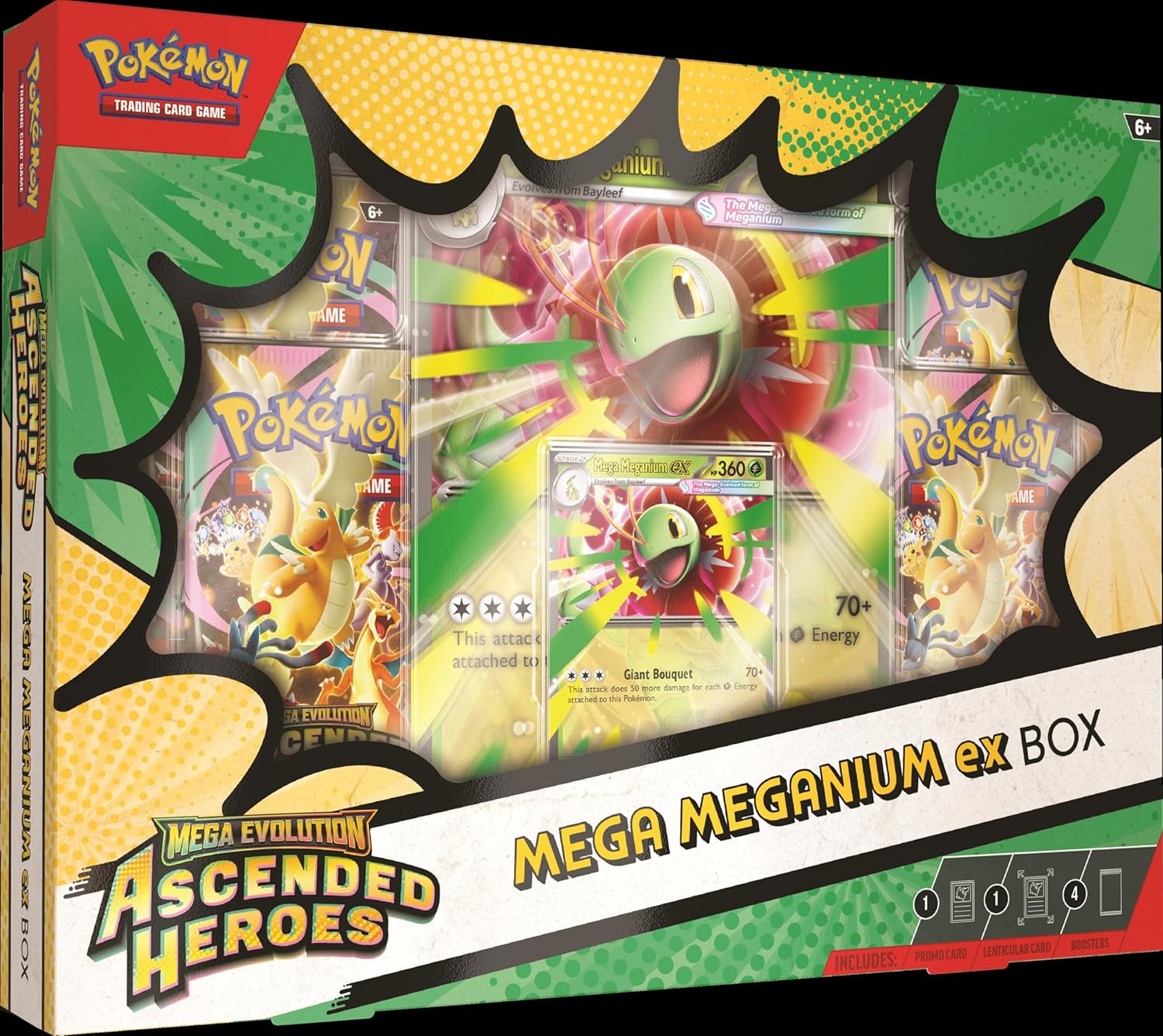 Pokémon TCG: Mega Evolution - Ascended Heroes - Mega Meganium Ex Box - Inglés