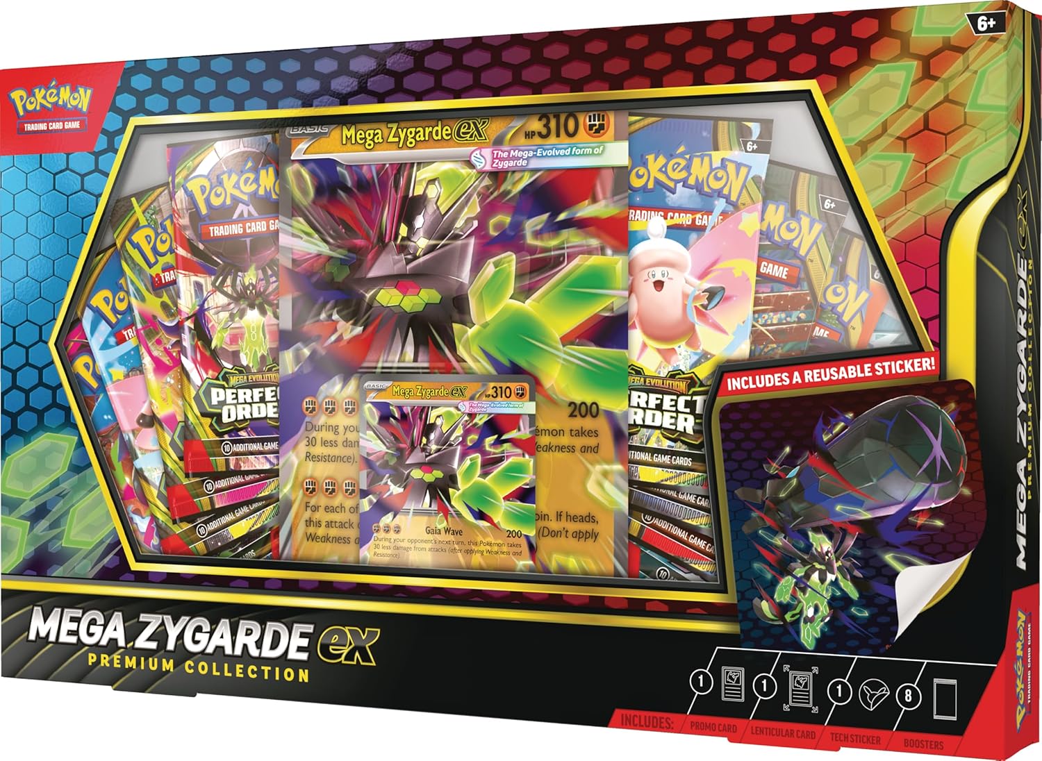 Pokémon TCG: Mega Zygarde Ex Premium Collection - Inglés