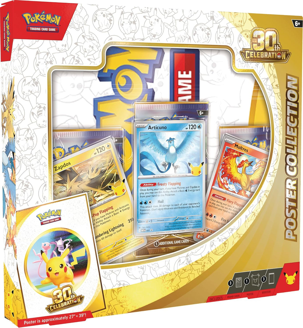 Pokémon TCG: 30th Anniversary Celebration Poster Collection - Inglés
