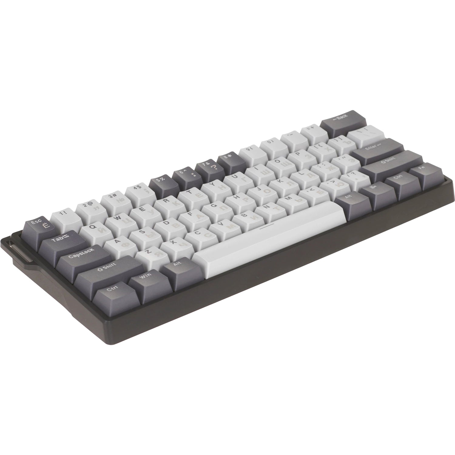 Teclado Mecánico Magnético AULA - WIN60 HE PRO Edition Grey + Dark Gray Meteor