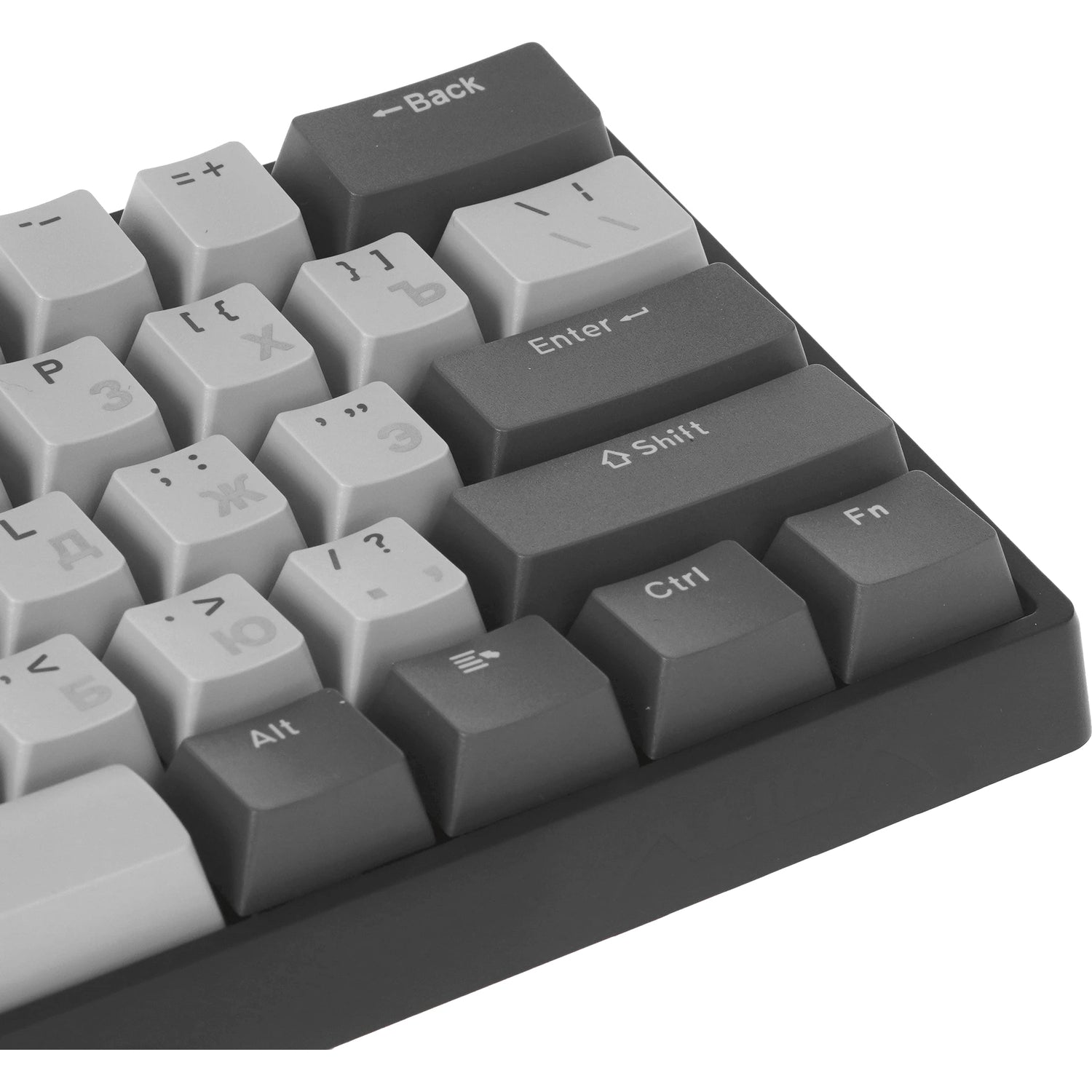 Teclado Mecánico Magnético AULA - WIN60 HE PRO Edition Grey + Dark Gray Meteor