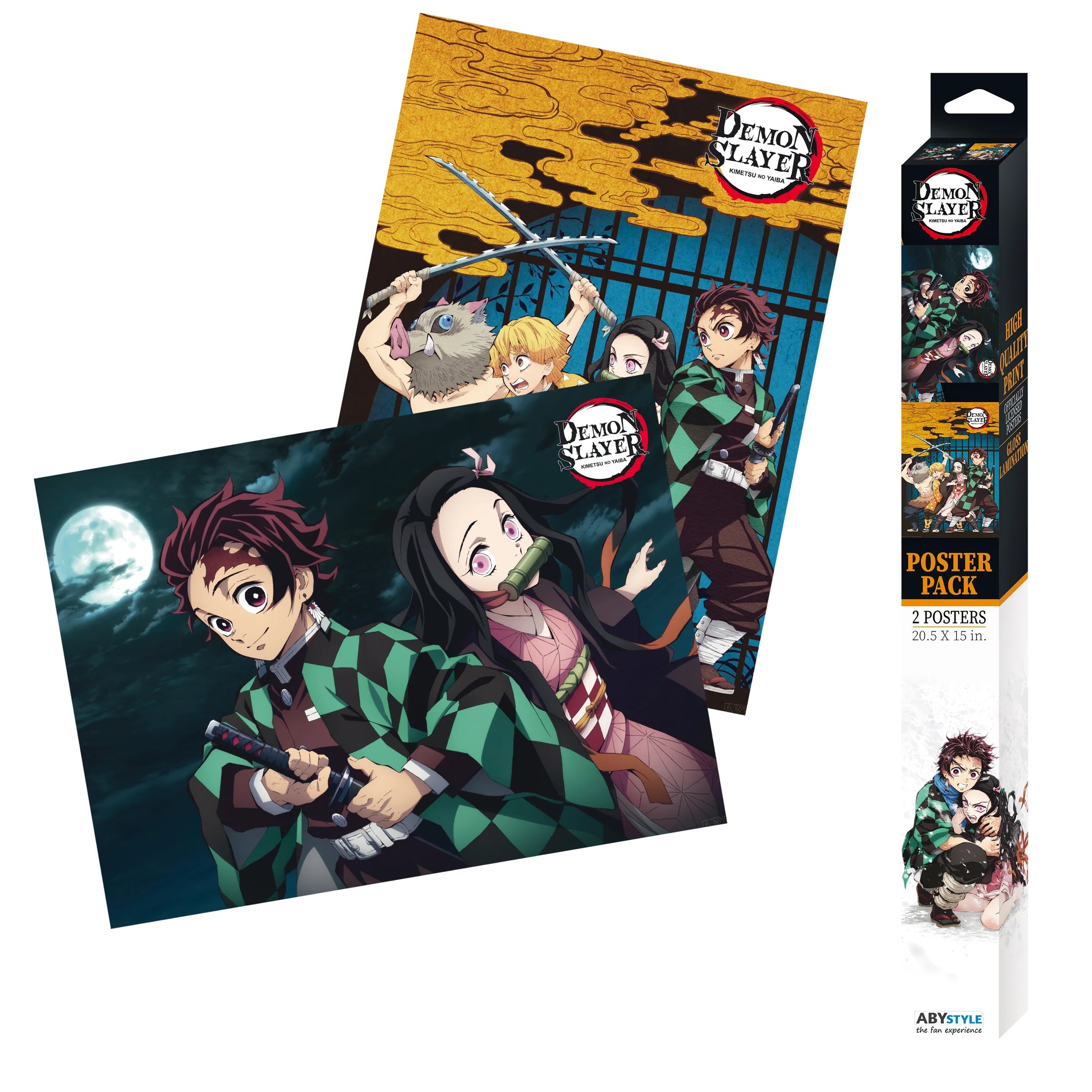 Abystyle Demon Slayer - Boxed Poster Set