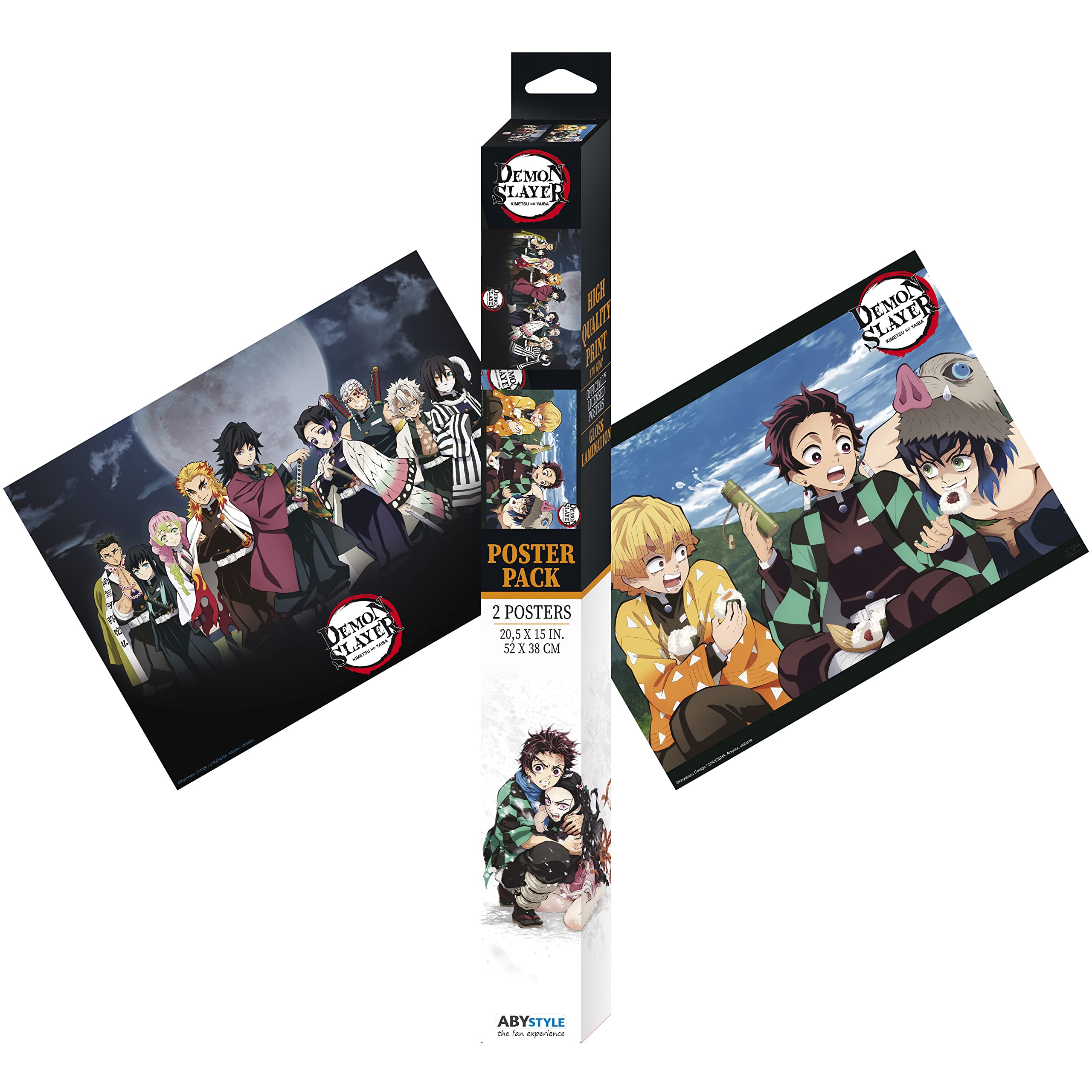 Abystyle Demon Slayer - Demon Slayer Boxed Poster Set, Series 2