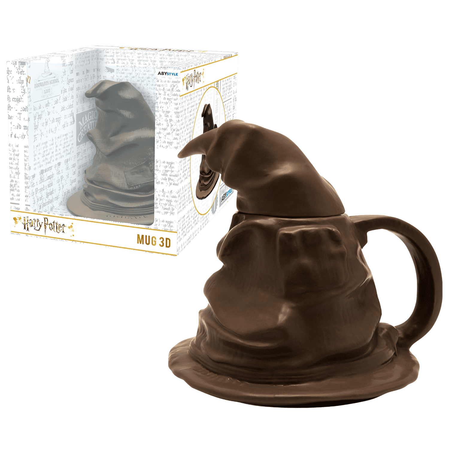 Abystyle Harry Potter - Taza 3D  - 300 ml - "Sorting Hat"