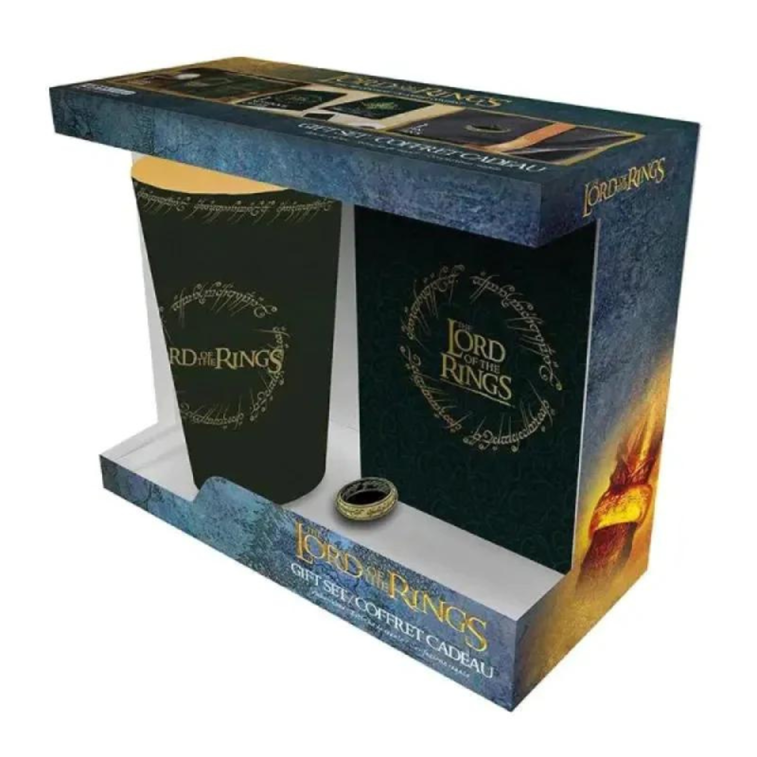 Abystyle Lord Of The Rings - Vaso XXL + Pin + Libreta Pocket "The Ring"