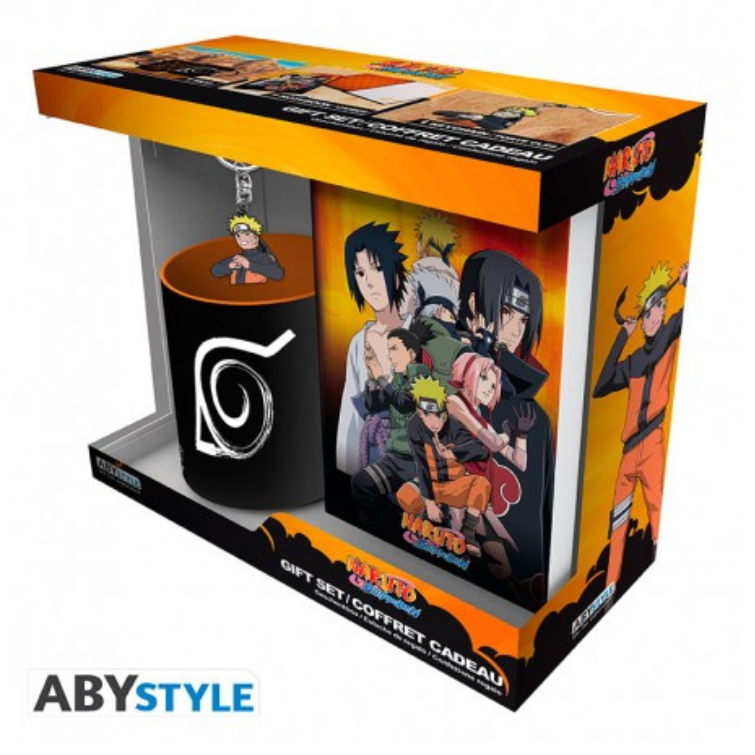 Abystyle Naruto Shippuden - Pck Mug320Ml + Keyring Pvc + Notebook "Naruto"