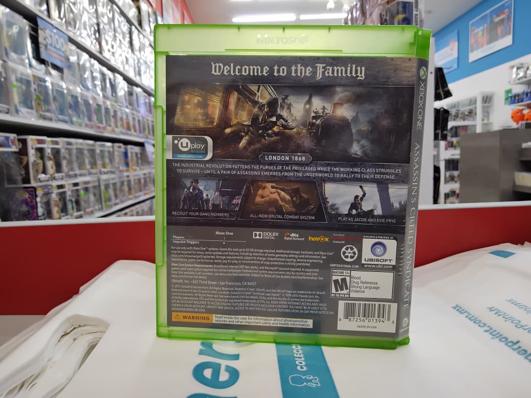 Assassins Creed Syndicate Xbox One  Usado