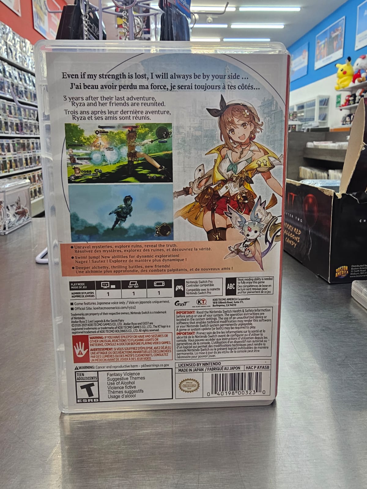 Atelier Ryza 2: Lost Legends & The Secret Fairy Nintendo Switch Usado
