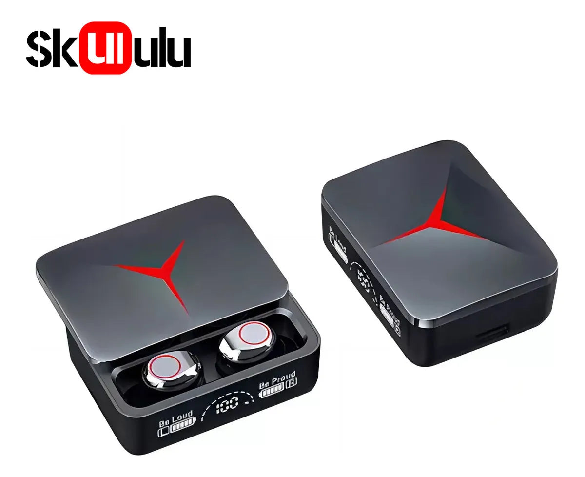Audífonos Skululu TWS M90 Pro Bluetooth 5.3 In-ear con LED, 4h Batería, Resistente al Agua