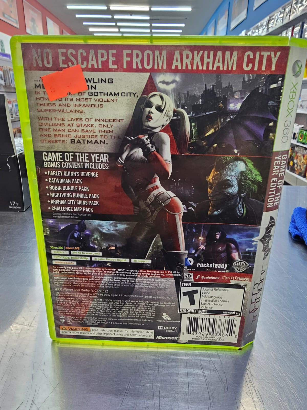 Batman Arkham City Goty Xbox 360  Usado